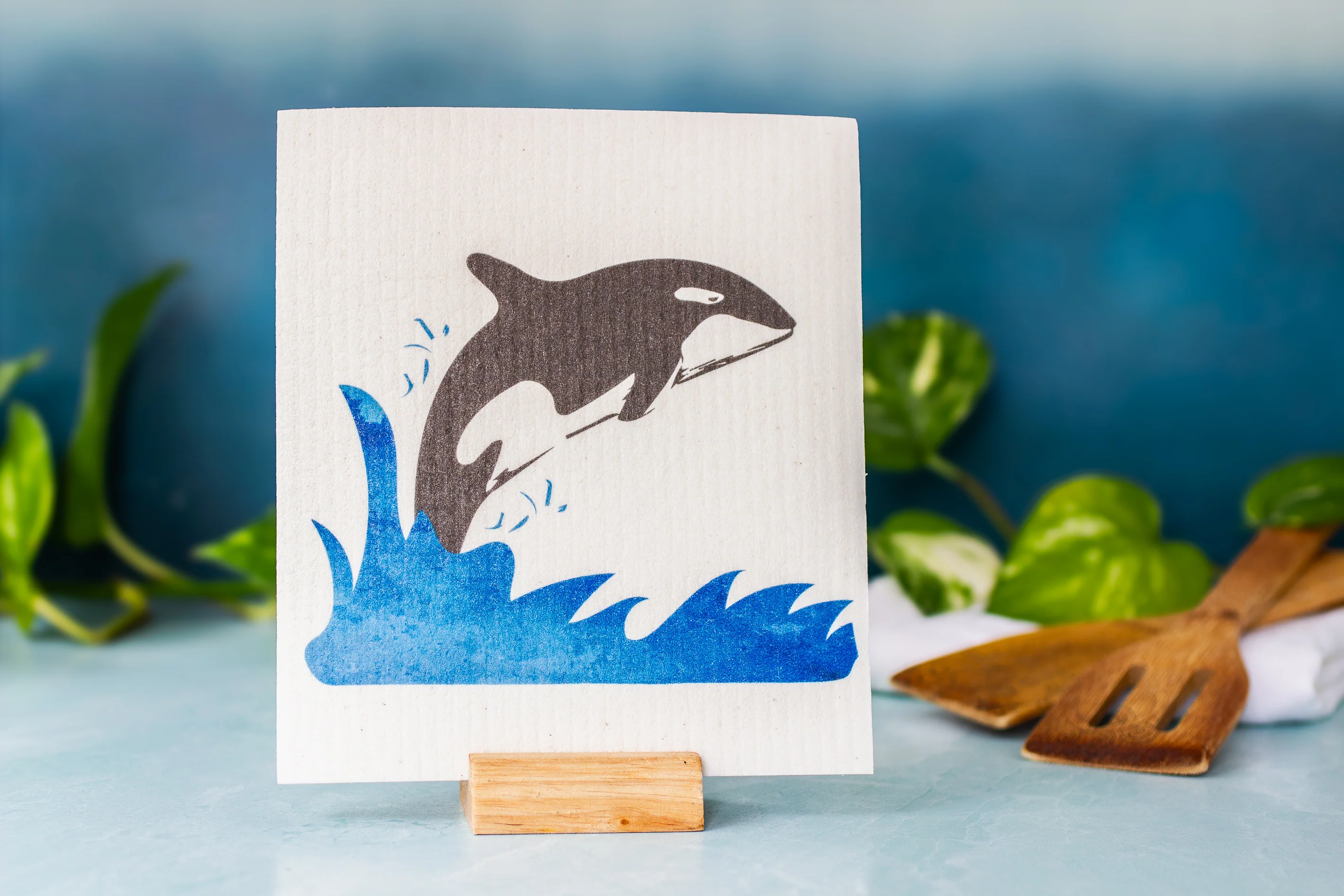 Swedish Dishcloth // The Marine Mammal Collection - Image 3